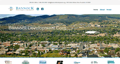 Desktop Screenshot of bannockdevelopment.org